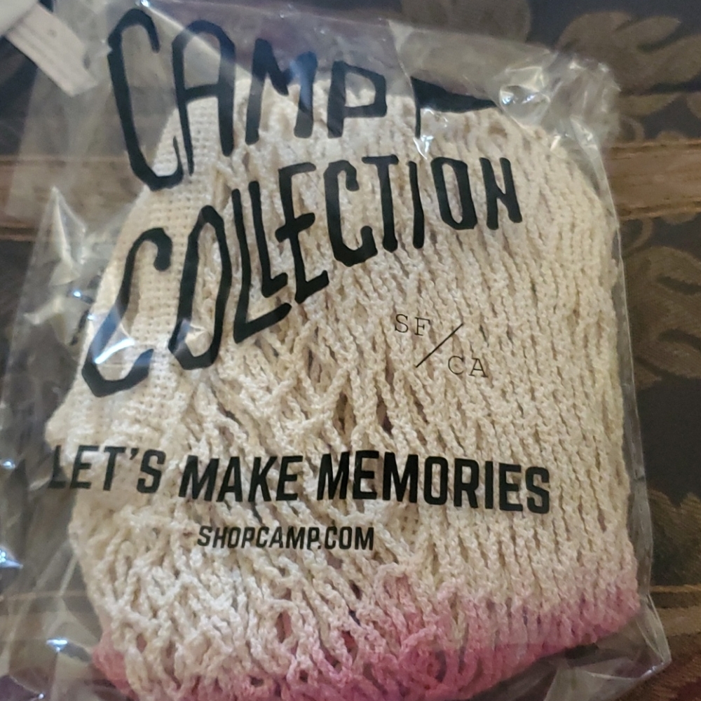 Camp collection dip dye market tote